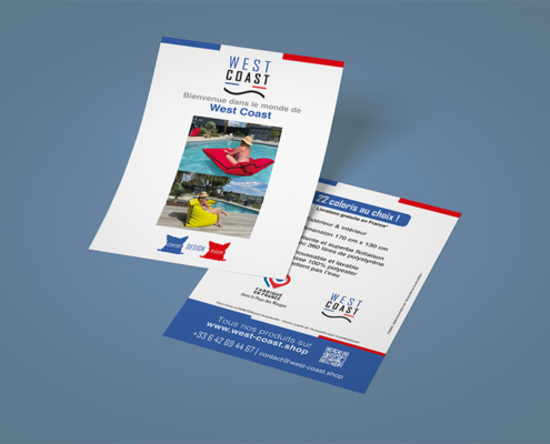 Impression flyer A5 recto verso Nantes - West Coast